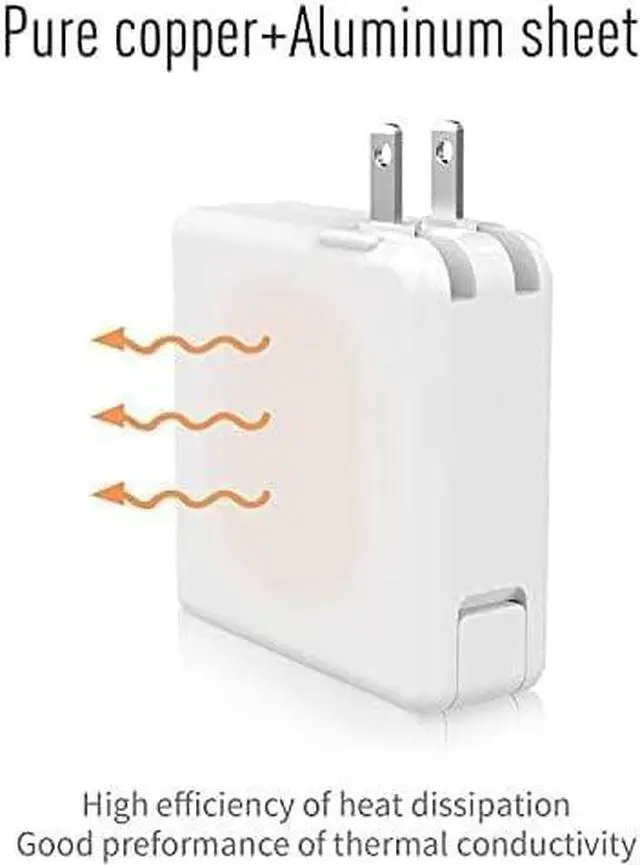 Alt view image 2 of 4 - Mac Book Pro Charger 60W Power Adapter L-Tip Magnetic Connector Charger and Compatible with 13 Inch Before Mid 2012 Fast for Old