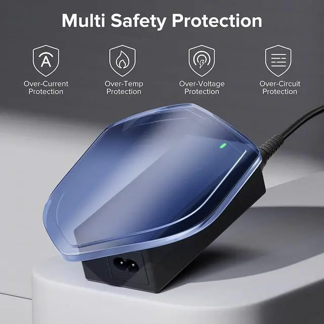 Alt view image 6 of 7 - Universal Laptop Charger 90W AC Adapter for HP Dell Gateway Toshiba Lenovo Acer ASUS Samsung Sony Ultrabook Chromebook DC Output 12V 16V 18.5V 19V 19.5V 20V Power Supply Cord with 17 tips