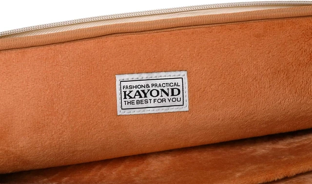 Alt view image 6 of 7 - Kayond Canvas Water-Resistant 14 Inch Laptop Sleeve case for 14.1inch Notebook Compute (14-14.1 inch Red Bohemia)