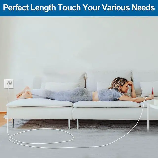 Alt view image 7 of 7 - USB C to Lightning Cable 4Pack 3FT Type C Charger Fast Charging Cord Compatible for  iPhone 14/14 Pro/14Pro Max/13/13 Pro/12/12 Pro/11/11 Pro/XR/XS/X/8/8 Plus/iPad MFi Certified