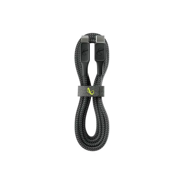 Alt view image 2 of 3 - InfinityLab InstantConnect USB-C to Lightning - 20W PD Fast Charging Cable for iPhone and iPad - Black