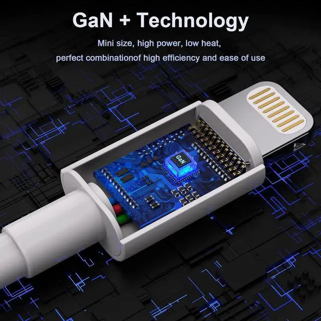 Alt view image 3 of 7 - 6Pack(3/3/6/6/6/9 FT) Original [Apple MFi Certified] iPhone Charger Fast Charging Lightning Cable iPhone Charger Cord Compatible iPhone 14/13/12/11 Pro Max/XS MAX/XR/XS/X/8/7 Plus iPad AirPods