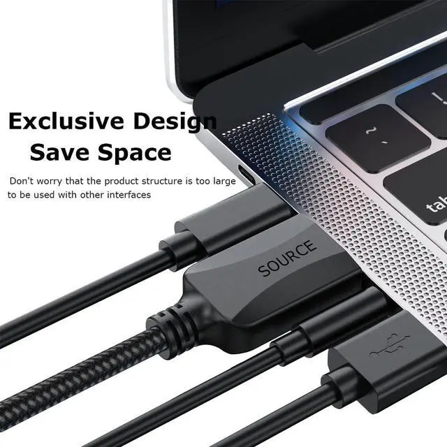 Alt view image 7 of 7 - HDMI to VGA Adapter 5 Pack Black HDMI to VGA Adapter Male to Female Cable 1080P for Desktop Laptop PC Monitor Projector HDTV Chromebook Raspberry Pi Roku Xbox and More-Braided