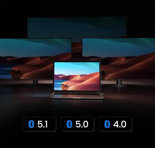 Alt view image 6 of 7 - Bluetooth5.3 Technology & Ultra-Low delay Bluetooth USB Adapter Bluetooth 5.3 5.0 Dongle Adapter for PC Speaker Wireless Mouse Keyboard Music Audio Receiver Transmitter Bluetooth