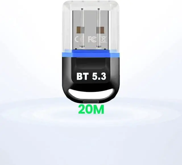Alt view image 7 of 7 - Bluetooth5.3 Technology & Ultra-Low delay Bluetooth USB Adapter Bluetooth 5.3 5.0 Dongle Adapter for PC Speaker Wireless Mouse Keyboard Music Audio Receiver Transmitter Bluetooth