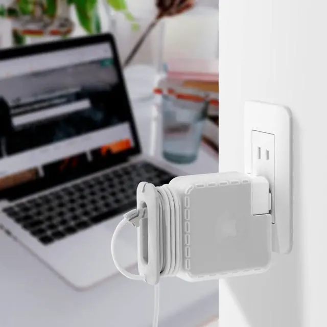 Alt view image 3 of 6 - TATOFY Case for Apple 96w Charger MacBook 85w 87w Charger Case Travel Cord Organizer MacBook Accessories (for Apple 96W USB-C Power Adapter, 85w 87w Magsafe Adapter)