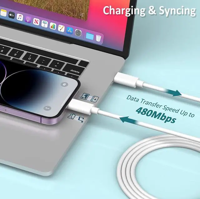 Alt view image 7 of 7 - Replacement for Mac Book Pro Charger 61W USB C Charger Power Adapter for MacBook Pro 13 Inch/12 Inch 2021 2020 2019 2018 2017 2016 for Mac Book MacBook Air 13/12 Inch Type C Power Cord Supply