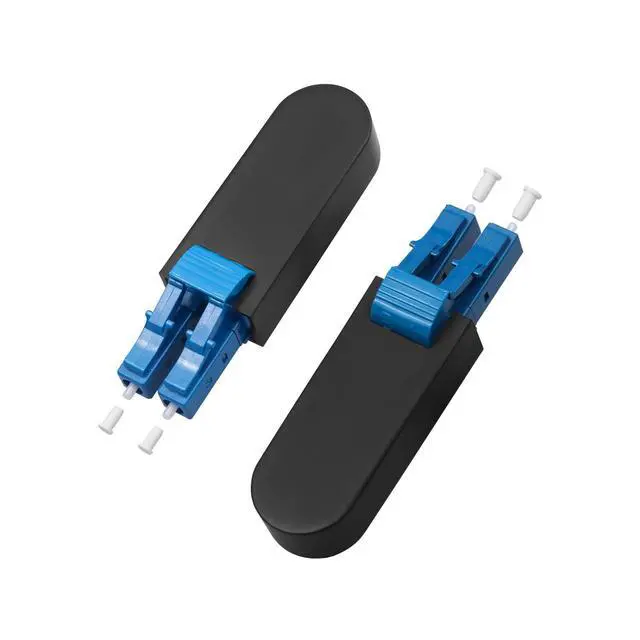 Alt view image 4 of 6 - 10 Pack LC/UPC Fiber Optic Loopback Adapter 9/125 Singlemode Optical Cable Test Adapter Connector for Testing Applications