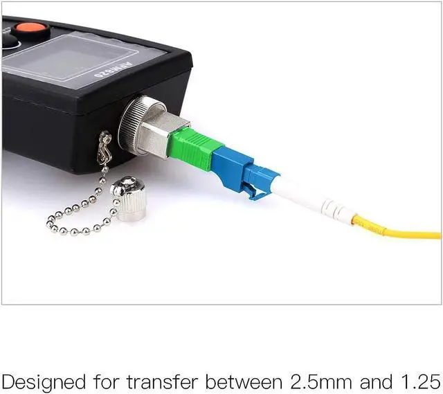 Alt view image 6 of 7 - 20-Pack SCAPC Male to LCUPC Female Singlemode Adapter Fiber Optic Connector FTTH Convertor for Visual Fault Locator
