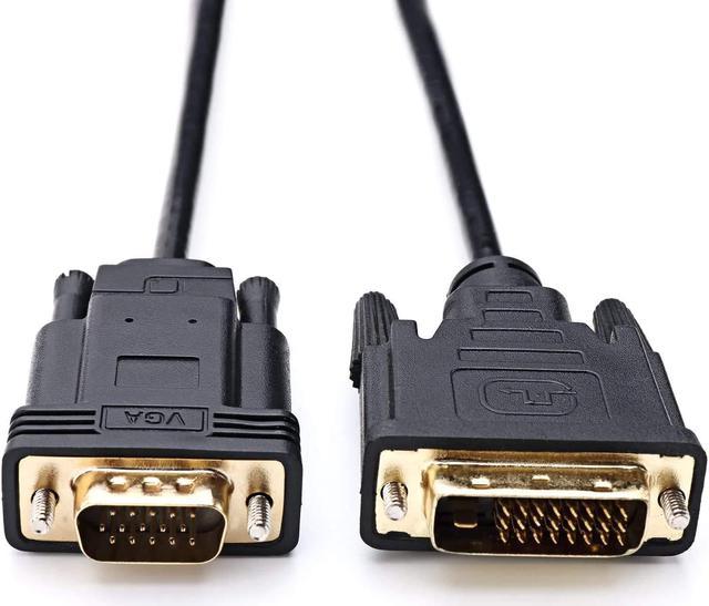 2m Dvi to Vga Cable / Svga Cable Vga Male to Dvi Male