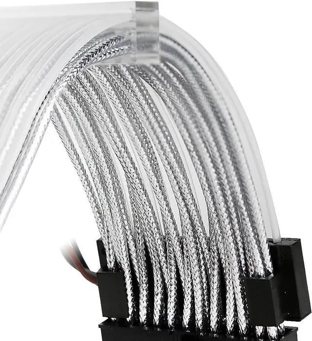Alt view image 3 of 7 - 24Pin ATX Motherboard RGB Extension Power Supply Cable for PC Case DIY Computer Cord Custom Build Gaming Case Modding