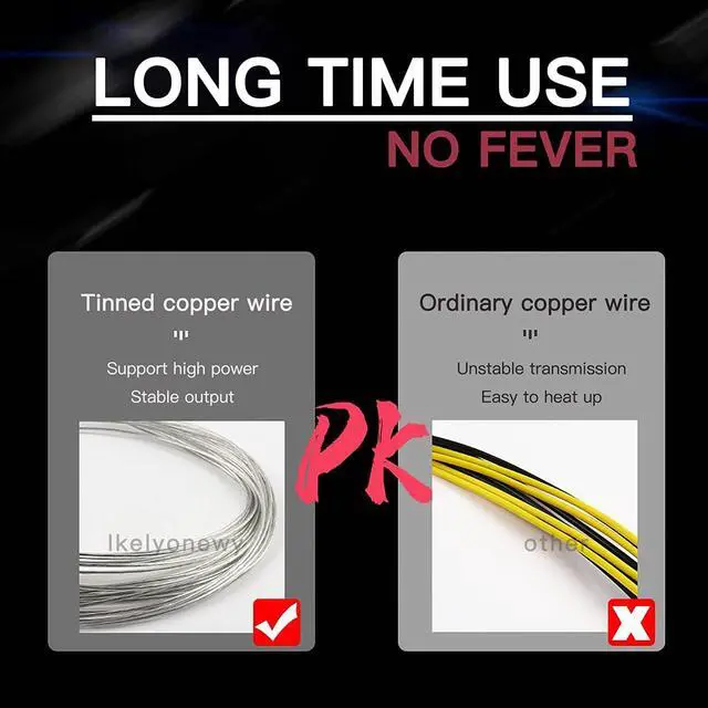 Alt view image 3 of 7 - 2Pcs Pcie Gpu Power Extension Cable Splitter Adapter Sleeved 8 Pin to 6 pin Dual Standard Female Male Braided Cables(lkelynewy)