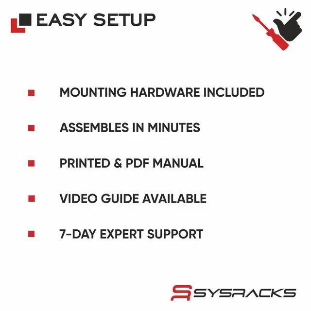 Alt view image 6 of 7 - 42U Server Rack Cabinet, 39 Deep 19 Floor Standing Network Enclosure, 1600 lb Capacity, 35 Rail Depth, Mesh Doors, 4 Fans, PDU, Shelf & Mounting Hardware