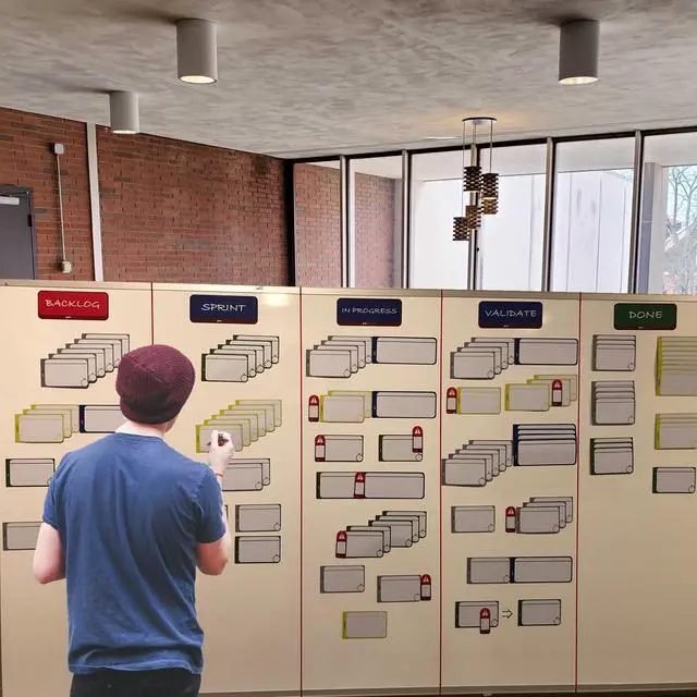Alt view image 3 of 7 - Agile Management Set Plus, Scrum Board, Kanban Board and Lean Board Full Agile Kit for Office, Home or School, Magnetic Cards Set - Agile Project and Program Management Full Tool Set, 156 Pieces