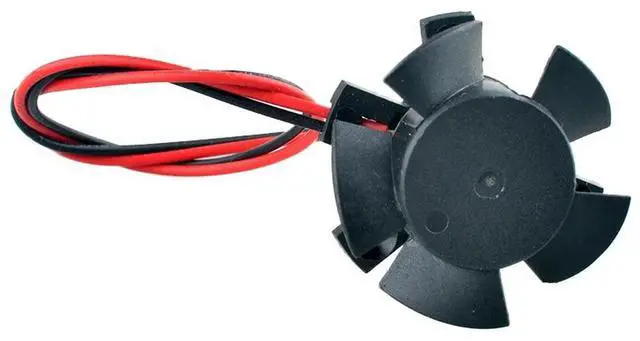 Alt view image 3 of 4 - 28mm DC 6V 8000RPM Axial Cooling Fan for Car Headlight/Wick Cooler JDH3010S with 19mm Mounting Holes - High-Speed Cooling Fan