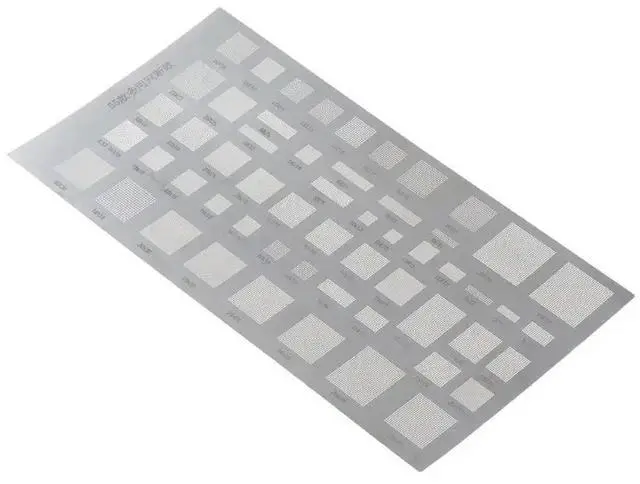 Alt view image 4 of 4 - 4PCS Universal BGA Stencil for MTK MSMiPad CPU RAM PM Power IC Reball Pin BGA Direct Heat Template