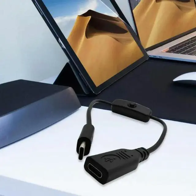 Alt view image 4 of 4 - Type C Extension Cable 30CM 22AWG USB C Charging Cable 30cm for Electronics
