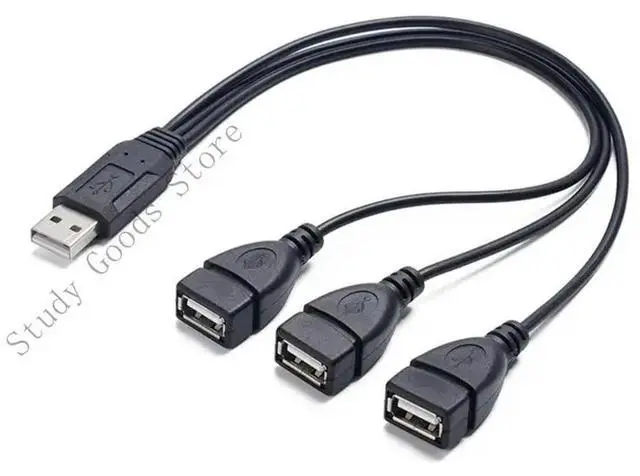 Main image of USB2.0 Power Extension Adapter Cable With Triple Female Port For Various Devices