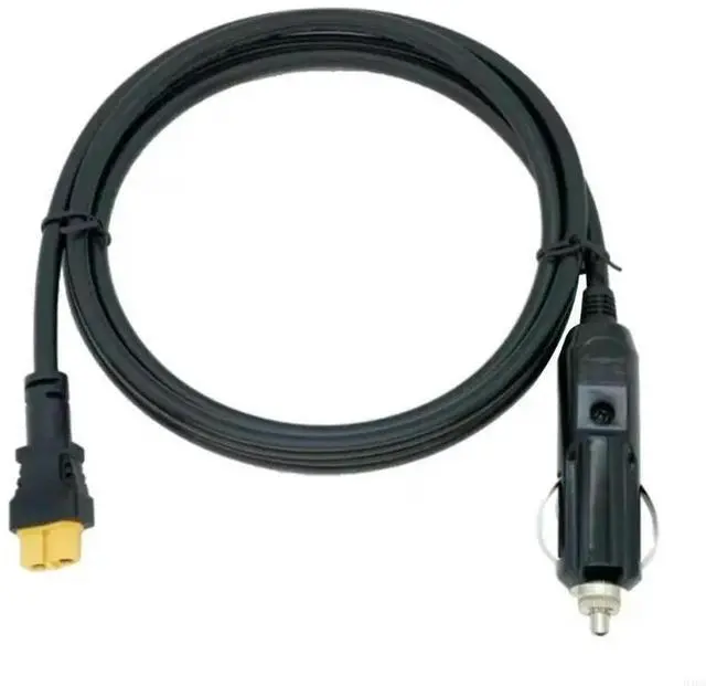 Alt view image 3 of 4 - XT60 Female to Cigarettes Lighters Male Extension Cable for Solar Panel