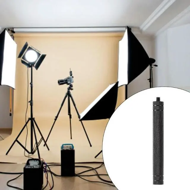 Alt view image 4 of 4 - Handheld 1/4" Standard Screw 1/4 inch Screw Hole Monopod Extension Rod Gimbal Extension Poles for SLR Camera Gimbal