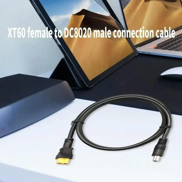 Alt view image 4 of 4 - DC8020 Male to XT60 Female Adapter Cable 16AWG for Solar Panel Charging