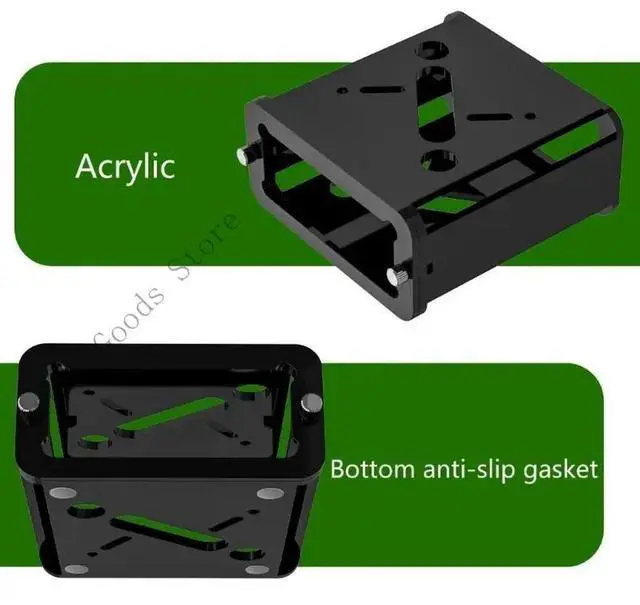 Alt view image 3 of 4 - Acrylic Rack HIFI Decoders Amplifier Headphone Amplifier Rack Storage Storage Rack Base Placement for BT20A Home Theater
