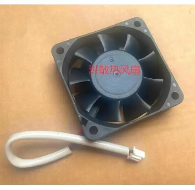 Alt view image 4 of 4 - CPU Cooler Fan forCHA6012RM-15D 12V 0.20A 6015 2-wire Fanuc Chassis Cooling Fan