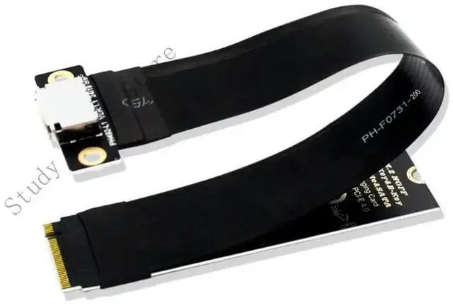 Alt view image 2 of 2 - M.2 NVMe to Oculink SFF-8611 SFF-8612 Adapter Cable for High Performances Systems