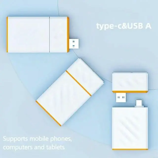 Alt view image 2 of 2 - Type C USB A to M.2 NVMe Double Protocols Solid Disk Enclosure Case 10G Fast Speed For 2230 2242-2280 Drives Up to 4TB