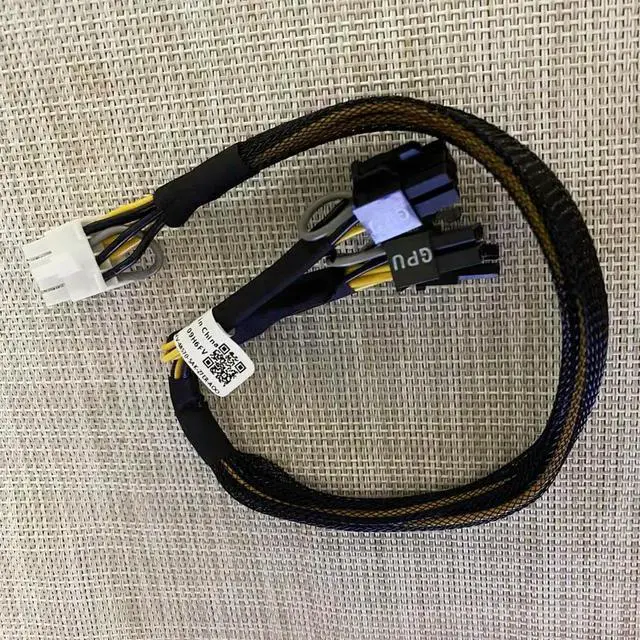 Alt view image 2 of 2 - N08NH 0N08NH 9H6FV 09H6FV For Poweredge R720 R730 R720XD R730XD R7910 Split GPU Power Adapter Cable Cord