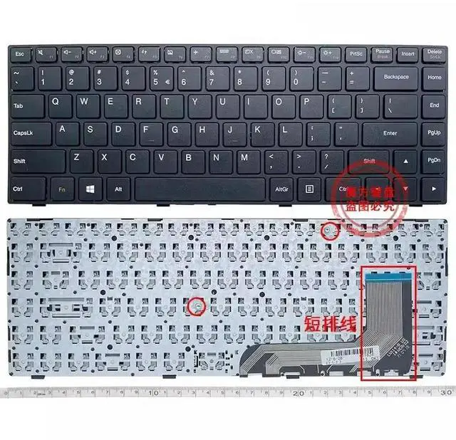 Main image of US Keyboard for100-14IBY Laptop English Keyboard