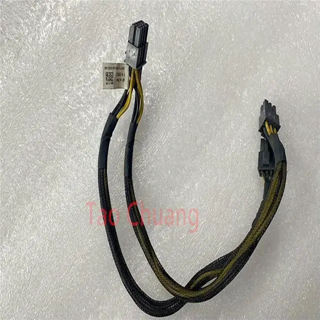 Alt view image 2 of 2 - FOR T3600 T3610 T5600 T5610 T5610 T5810 T5810 T7810 VGA Workstation Graphics Card Power Cord 8PIN Dual 6PIN D92C9 0D92C9