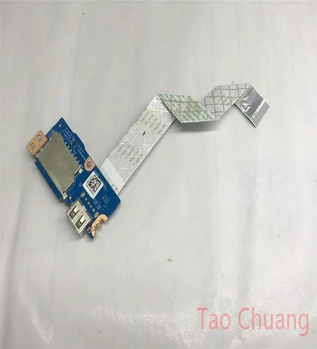 Alt view image 2 of 2 - FOR Latitude 3480 3481 3482 3583 3490 USB board card reader board LS-G711P LS-G716P LS-F118P
