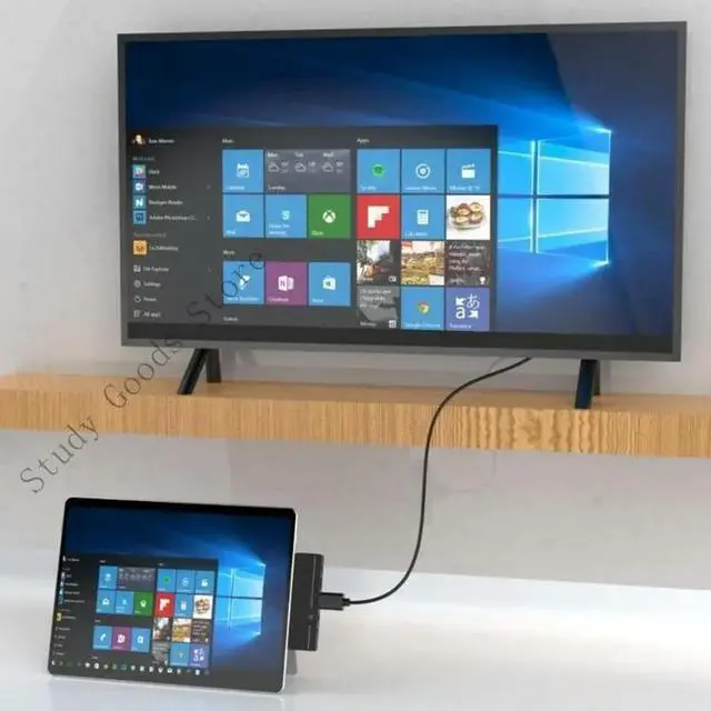 Alt view image 2 of 2 - USB C Hubs For Pro9/8/X 4K Multiple Interfaces Charging Data Transfer