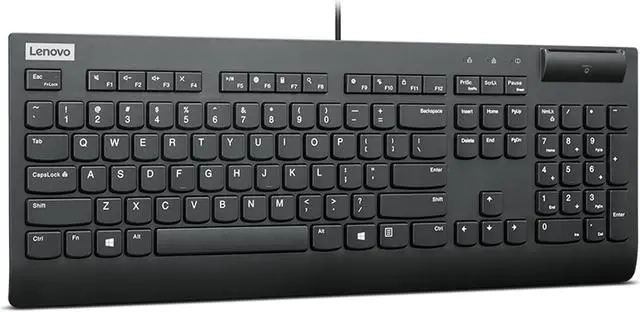 Alt view image 3 of 7 - Lenovo Smartcard Wired Keyboard II - US English