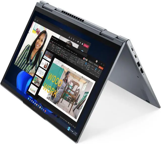 Main image of Lenovo ThinkPad X1 Yoga Gen 7 Intel Laptop, 14.0"" Touch 500 nits, i7-1280P, Iris Xe Graphics, 32GB, 1TB, Win 11 Pro, 1 YR On-site Warranty