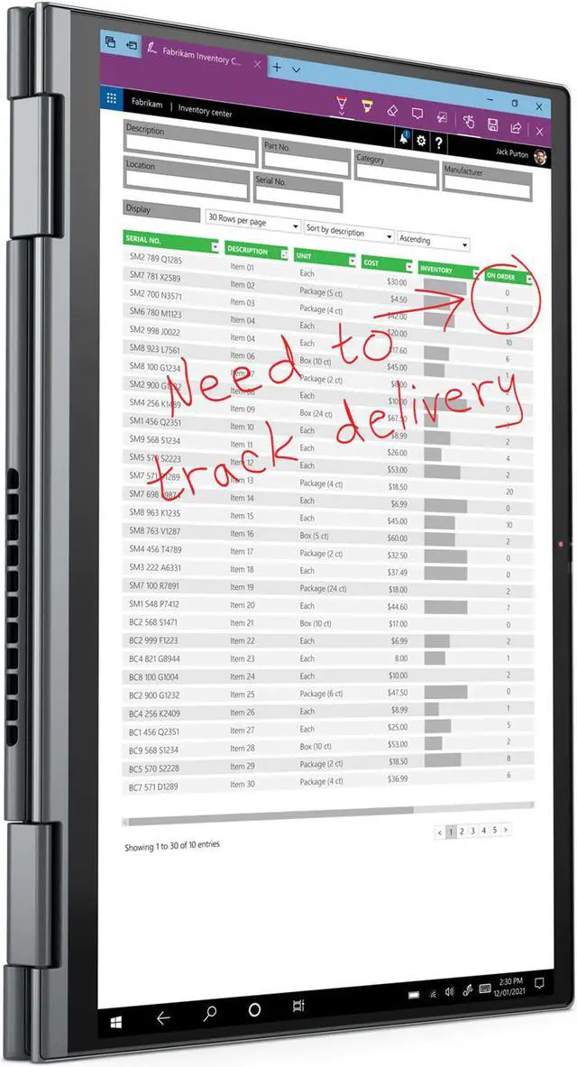 Alt view image 3 of 7 - Lenovo ThinkPad X1 Yoga Gen 6 Intel Laptop, 14" IPS ePrivacy Filter, i7-1165G7, Iris Xe Graphics, 16GB, 512GB, One YR Onsite Warranty