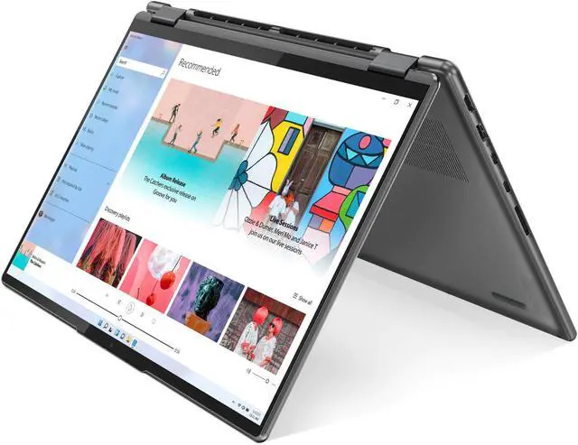 Main image of Lenovo Yoga 7i Laptop, 16.0" IPS Touch  60Hz, i7-1260P,  Iris Xe, 16GB, 512GB, Win 11 Home