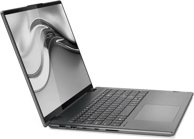 Alt view image 3 of 8 - Lenovo Yoga 7i Laptop, 16.0" IPS Touch  60Hz, i7-1260P,  Iris Xe, 16GB, 512GB, Win 11 Home