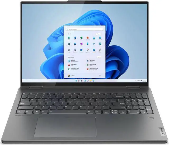 Alt view image 7 of 8 - Lenovo Yoga 7i Laptop, 16.0" IPS Touch  60Hz, i7-1260P,  Iris Xe, 16GB, 512GB, Win 11 Home