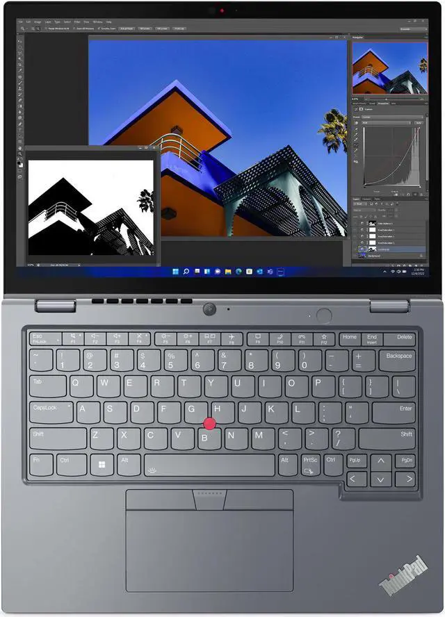 Alt view image 6 of 7 - Lenovo ThinkPad L13 Yoga Gen 3 Intel Laptop, 13.3" IPS Touch  LED , vPro®,  Iris Xe, 8GB, 512GB, Win 11 Pro, One YR Onsite Warranty