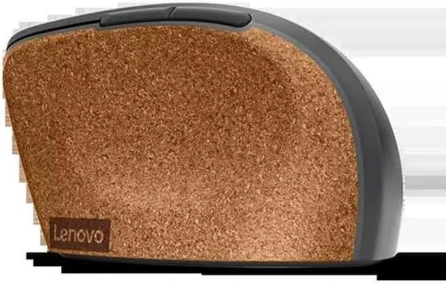 Alt view image 7 of 7 - Lenovo Go Wireless Vertical Mouse - Optical - Wireless - 2.40 GHz - Storm Gray - USB Type A - 2400 dpi - Scroll Wheel - 6 Button(s) - 3 Programmable Button(s)