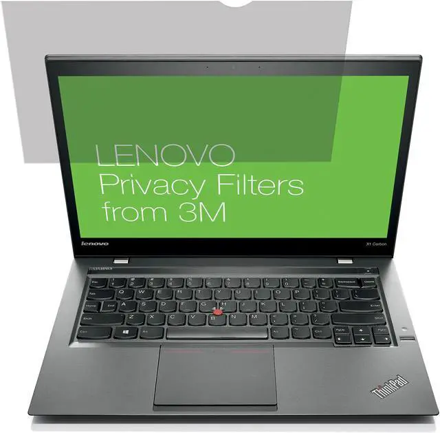 Alt view image 7 of 7 - Lenovo 14.0 inch 1610 Privacy Filter for T14 G3/X1 Carbon with COMPLY Attachment from 3M