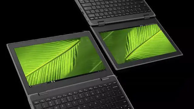 Alt view image 20 of 20 - Lenovo 100e (2nd Gen) 82GJ000DUS 11.6" Netbook - HD - 1366 x 768 - AMD 3015e Dual-core (2 Core) 1.20 GHz - 4 GB RAM - 64 GB Flash Memory - Black - Windows 10 Pro - AMD Radeon Graphics - Twisted n