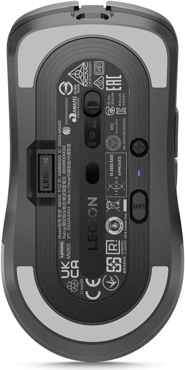 Alt view image 7 of 16 - Lenovo Legion M600s Wireless Gaming Mouse, For Gaming