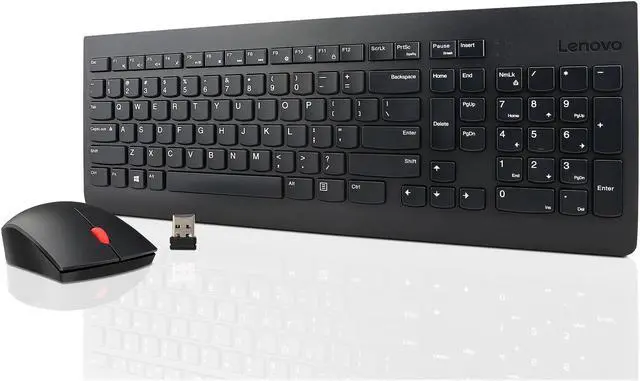 Alt view image 2 of 10 - Lenovo Essential Wireless Combo Keyboard & Mouse