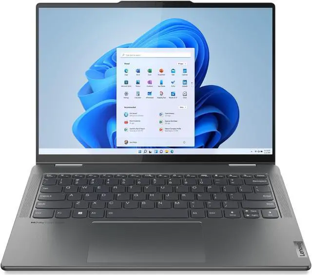 Alt view image 7 of 7 - Lenovo Yoga 7i Laptop, 14" IPS, i5-1335U, Iris Xe Graphics, 16GB, 512GB