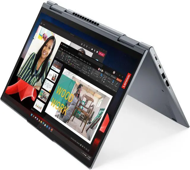 Main image of Lenovo ThinkPad X1 Yoga Gen 8 Intel Laptop, 14" IPS Touch, vPro®,  Iris Xe, 32GB, 1TB, Win 11 Pro, WWAN: Fibocom FM350-GL 5G Sub6, One YR Onsite Warranty
