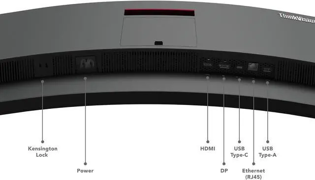 Alt view image 18 of 20 - Lenovo ThinkVision 34 inch Curved Monitor - T34w-30