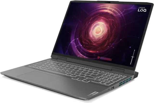 Alt view image 3 of 7 - Lenovo LOQ Laptop, 16" IPS 144Hz, Ryzen 5 7640HS, NVIDIA® GeForce RTX 4050 Laptop GPU 6GB GDDR6, 8GB, 512GB SSD, For Gaming